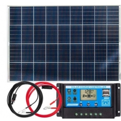 ZESTAW SOLARNY FOTOWOLTAICZNY PANEL110W REGULATOR